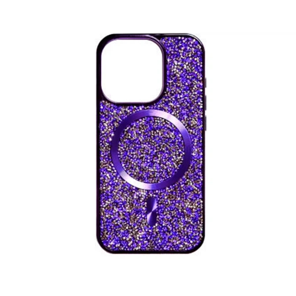 Чехол iPhone 15 Pro Swarovski MagSafe